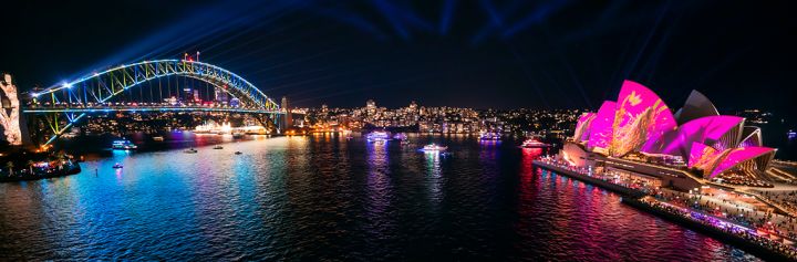 Vivid on Sydney Harbour, Circular Quay
