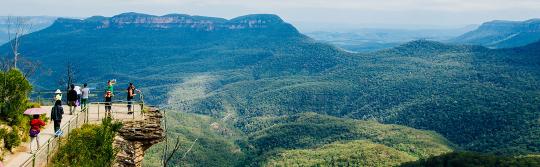 Blue Mountains lookout Blue Mountains lookout