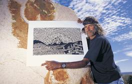 Aboriginal artist, Outback NSW Aboriginal artist, Outback NSW